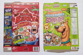 Kellogg&#39;s Scooby-Doo! 2002 &amp; Frankenberry cereal box Lot Marshmallow Mask - $39.59