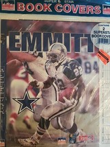 1995 Emmitt Smith Starline Book Covers Original Sealed Pkg of 2 Dallas Cowboys - £8.99 GBP