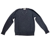 Herbert Mills 100% Wool Sweater Gray Adult Size M Vintage - Measurements... - $14.99