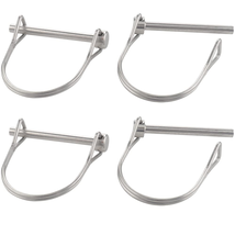 4 Pcs 3/16&quot; X 1.97&quot; Marine Grade 316 Stainless Steel Safety Coupler Pins - $22.45