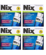 4PK Nix Lice Killing Creme Rinse with Comb 2 Bottles 2oz each plus 2 nit... - $127.00 CAD