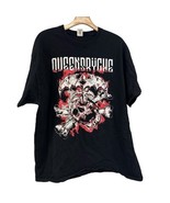 Queensryche 2018 North American Tour Band Black With Skull T Shirt XL - $22.11