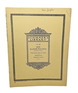 Schirmer&#39;s Library 1908 Der Kleine Pischna Vol. 898 Pianoforte Sheet Mus... - $13.52 CAD