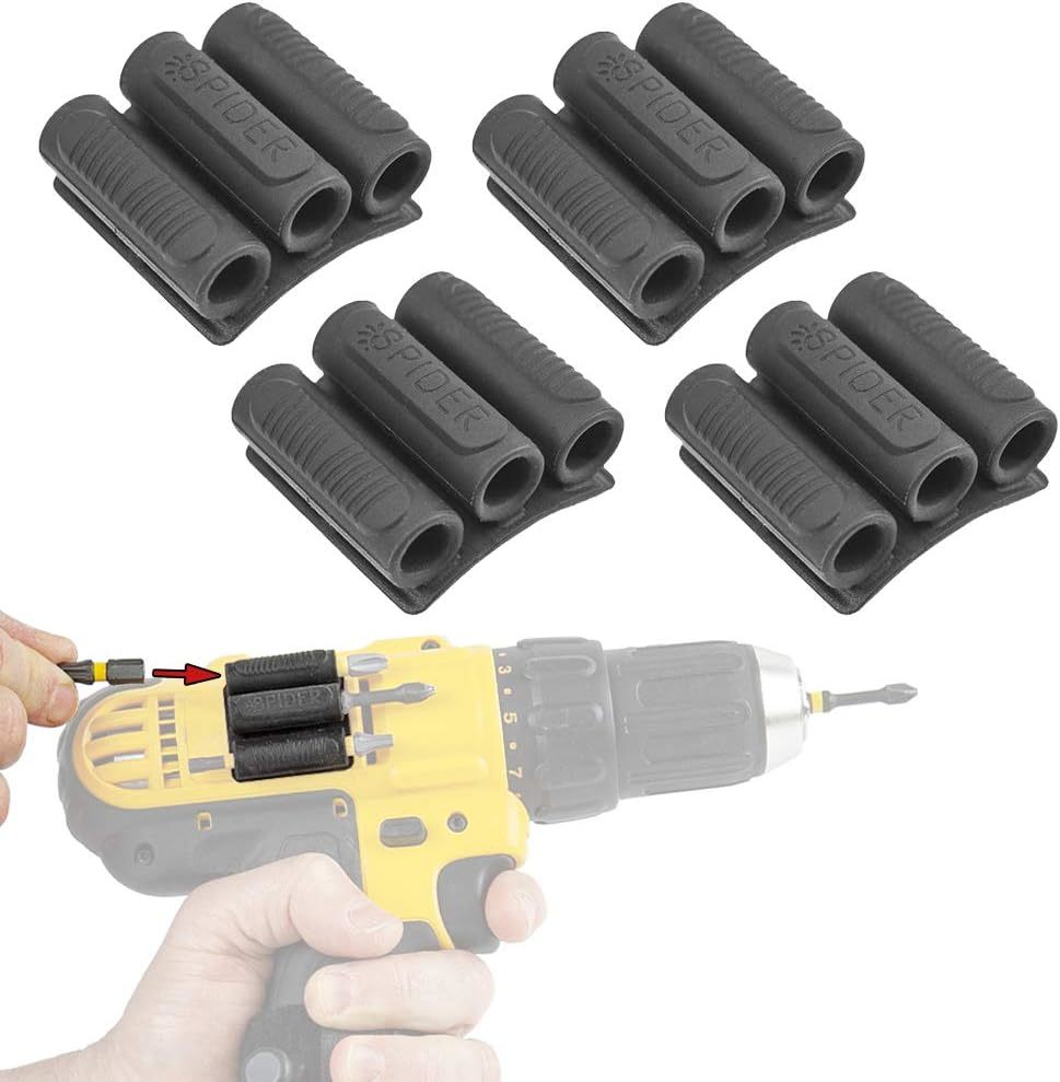 Spider Tool Holster - Bitgripper V2 - Pack Of Four - High Strength 3M Ad... - $37.96