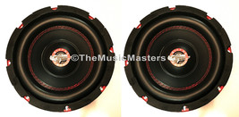 Pair 8 inch Home Stereo Sound Studio WOOFER Subwoofer 8 Ohm Speaker Bass... - $61.27