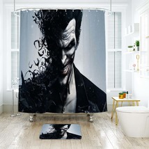 Suicide Squad Jared Leto&#39;s Joker Shower Curtain Bath Mat Bathroom Waterproof - £18.37 GBP+
