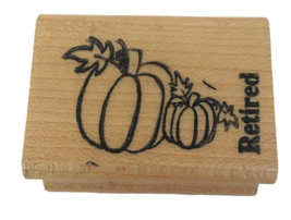 Touche Rubber Stamp Pumpkins Fall Harvest Autumn Thanksgiving Card Making Crafts - £4.78 GBP