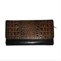 Vintage Brahmin Black/Brown Wallet  - £66.17 GBP