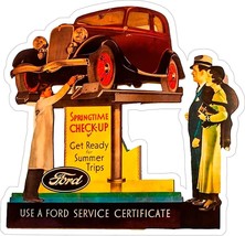 Ford Service Center Laser Cut Advertising Metal Sign - $69.25