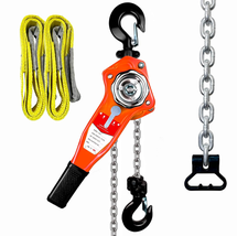  10Ft Lift and 1650Lbs Capacity with Safety Hook|Portable Come along Win... - $103.93