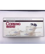 1985 SEALED BOX CORNING BLUE CORNFLOWER 5 PIECE MENU-ETTE SET - $193.05