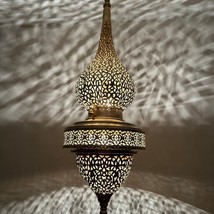 Moroccan pendant brass light, moroccan lamp,hanging lamp moroccan ceilin... - $410.36