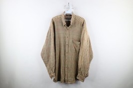Vintage 90s Nautica Mens XL Faded Heavyweight Flannel Button Down Shirt ... - $49.45