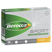 Berocca Sport B Vitamins &amp; Electrolytes Orange Flavour 14 Powder Sachets - £70.23 GBP+