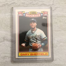 1989 Topps Gary Sheffield Milwaukee Brewers Baseball Card - £6.74 GBP