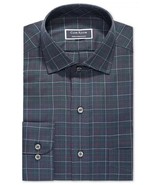 NWT Club Room Men&#39;s Size 16 32/33 Navy Classic Fit Twill Tattersall Dres... - $413.72 MXN