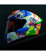 Custom Painted Full Face Motorcycle Helmet | Racing Style Airbrush | DOT... - $470.00+