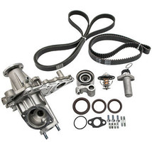Timing Belt Tensioner Roller Water Pump Crankshaft Seal Kit For Lexus Gs300 - $216.18