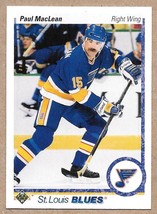 1990-91 Upper Deck #330 Paul MacLean St. Louis Blues - £1.50 GBP