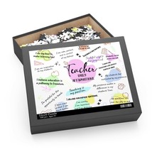 Personalised/Non-Personalised Puzzle, Affirmation's, Teacher, awd-501 (120, 252, - £19.62 GBP - £23.55 GBP