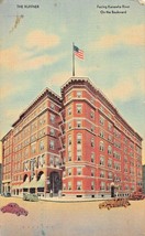 Charleston West Virginia~The Ruffner HOTEL~1940 Pstmk &amp; Message Postcard - £7.16 GBP