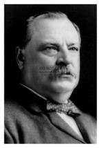 President Grover Cleveland Suit &amp; Bowtie Portrait 4X6 B&amp;W Photo - £6.25 GBP
