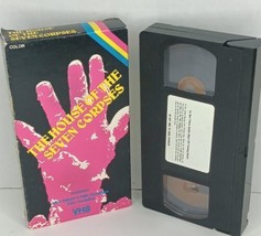 Vtg VHS House of the Seven Corpses 1987 Horror Movie Ireland Carradine O... - £10.11 GBP