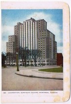 Montreal Quebec Postcard Folkard Larentien Hotel Dominion Square - £2.32 GBP