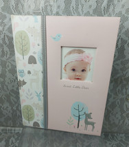 Baby Girl Memory Book C.R. Gibson Sweet Little Dear Pink Woodland Creatu... - $15.97