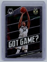 2019-20 Panini Mosaic #25 Giannis Antetokounmpo Got Game? - £3.18 GBP