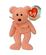 Ty Beanie Babies Baby Girl Bear - Pink Plush, 2002 - $12.86