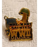 Vintage Walmart Salutes WWII WW2 Memorial Pin Patriotic US Army Veterans - $231.52 MXN