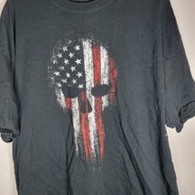 American Skull T Shirt, Gently Used A Couple Times, Black Size 2 Xl - £10.44 GBP