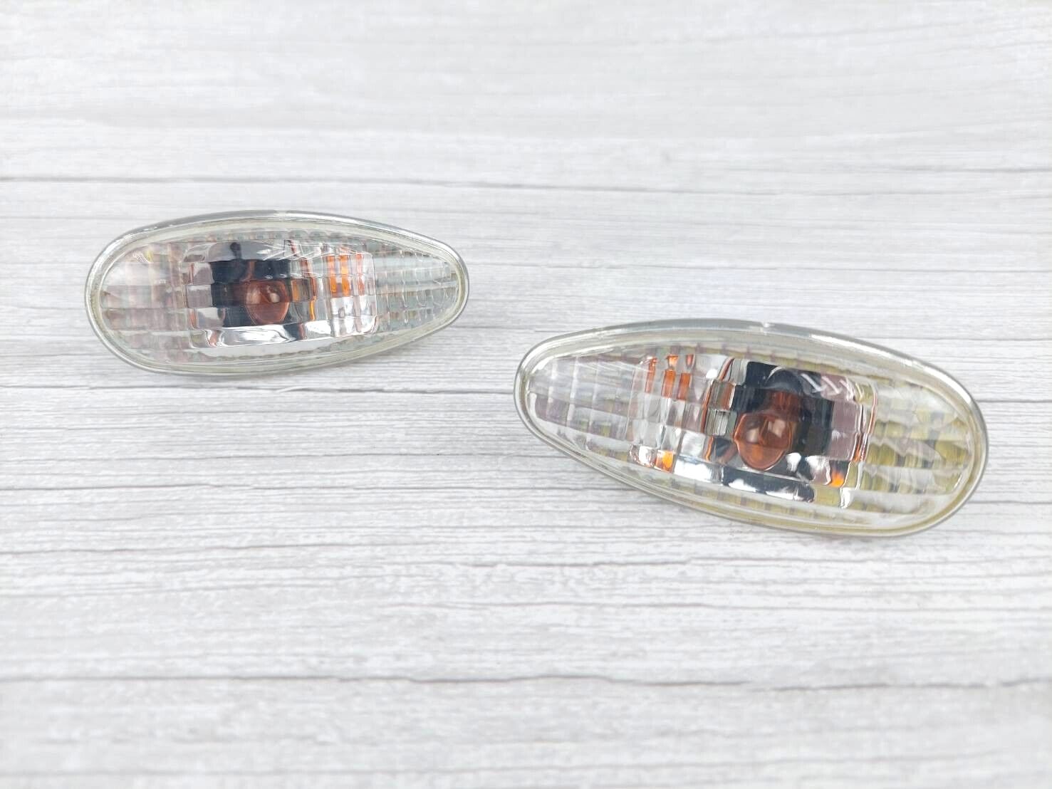 Crystal Fender Side Marker Lights For 2003-2006 Mitsubishi Lancer Galant... - $26.72