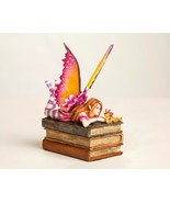 Artist Amy Brown Lovely Book Club Fae Faery Fairy Bookworm 7&quot; Statue Fig... - £34.27 GBP