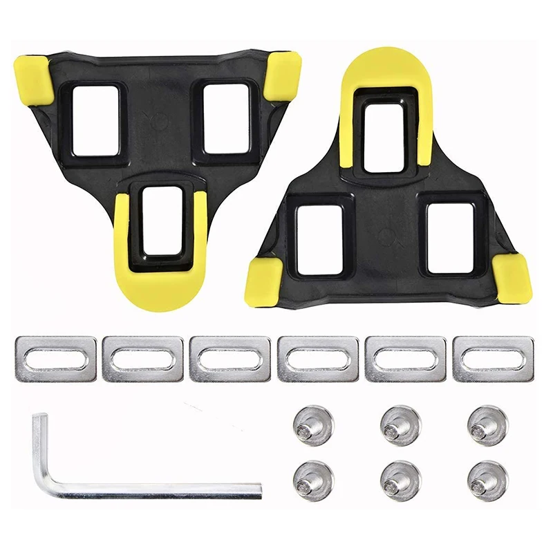 Road Bike Pedal Cleats SPD-SL Cleat Set Flat Bicycle Pedal Route Speed Cycling S - £114.32 GBP
