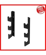 Durable 3-Bar Vertical Barbell Storage Rack - Easy Install for Home Gyms - $1,014.35 MXN