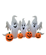 Halloween Inflatable Ghosts Pumpkins Patch Yard Decoration 6-Foot Long O... - £72.10 GBP