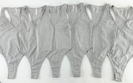 6 Pack Women's Bodysuits Cotton Spandex Halter Thong by American Apparel... - $12.99