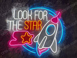 Look For The Star | LED Neon Sign - £229.14 GBP+