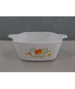 Vintage Corning Ware P-43-B WILDFLOWER 700 ml Petite Casserole Dish No L... - £7.88 GBP