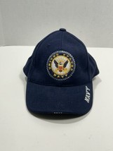 Steve &amp; Barry’s United States Navy Emblem Hat Cap Navy Color Adjustable - £23.48 GBP