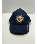 Steve &amp; Barry’s United States Navy Emblem Hat Cap Navy Color Adjustable - £23.11 GBP