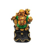 Fat Buddha Tall Long Incense Stick Holder Ash Tray Burner Meditation Bud... - $34.74 CAD