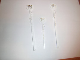 Mirage Las Vega Casino Hotel  3 Swizzle Sticks Drink Stirrers +Pick  - £7.77 GBP