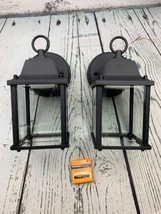 2 Pack Outdoor LED Wall Lantern Wall Sconce 9.5W Replace 75W Traditional - £33.50 GBP