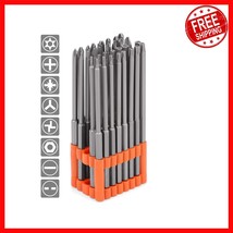 32-Piece S2 Steel Extra Long Security Bit Set - 6&quot; Tamper Proof Tools - $596.47 MXN