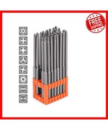32-Piece S2 Steel Extra Long Security Bit Set - 6&quot; Tamper Proof Tools - $591.50 MXN