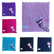 Surprizeshop Ladies Retractable Golf Towel . Aqua, Black, Purple, Pink o... - $10.55