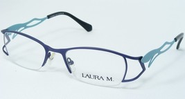 Laura M. LAU58021 2 Violet /BERMUDA Teal /BROWN Unique Eyeglasses 51-19-130mm - £57.87 GBP